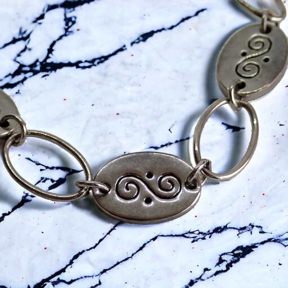 Alexa's Angels Silver Tone Mother's Madre Dainty Chain Link Bracelet 7 - 8" Long - Picture 7 of 9